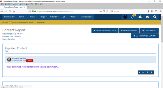 Woltlab Suite – Moderation – Content Reports – See, Edit, React-3