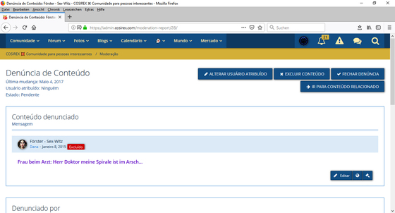 Woltlab Suite – Moderação – Mensagens de conteúdo + Denúncias – Ver, Editar, Reaccionar-3