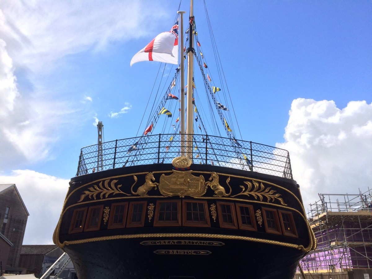 Navio do museu britânico em Bristol – Grã-Bretanha